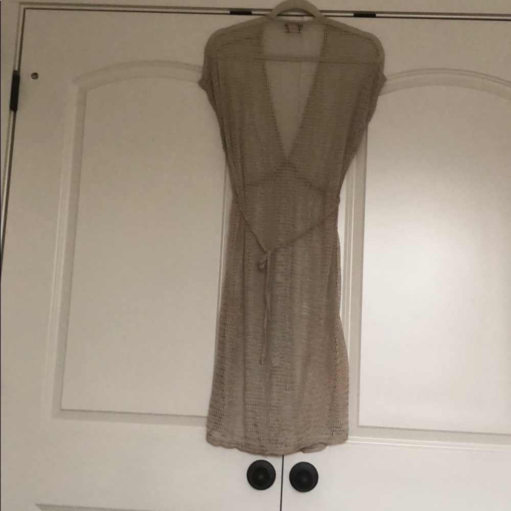 Jordan Taylor Swim Tan Mesh Swimsuit Coverup - Picture 3 of 3